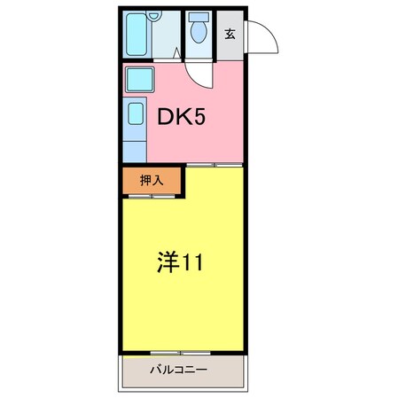 吉浜駅 徒歩12分 2階の物件間取画像